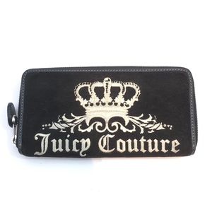 Juicy Couture Velour Zip Around Wallet